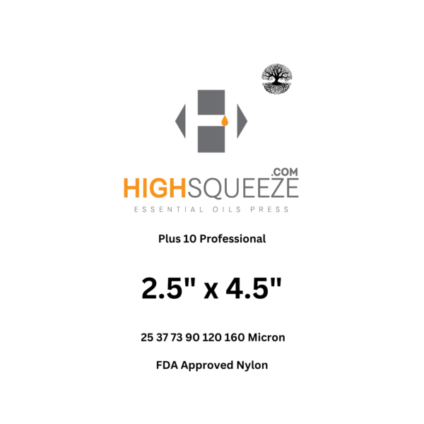 HighSqueeze Plus10 Heat Press Rosin Extraction 15 25 37 72 90 120 160 220 Micron Filter Bags u