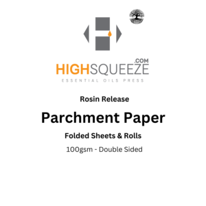 Rosin Release Parchment Paper