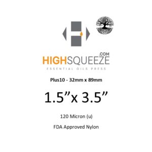 HighSqueeze Rosin Extraction Press Bags 1.5"x3.5" 120 Micron