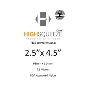 HighSqueeze Rosin Extraction Press Bags 2.5"x4.5" 72 Micron