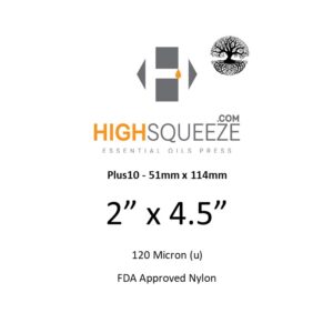 HighSqueeze Rosin Extraction Press Bags 2"x4.5" 120 Micron